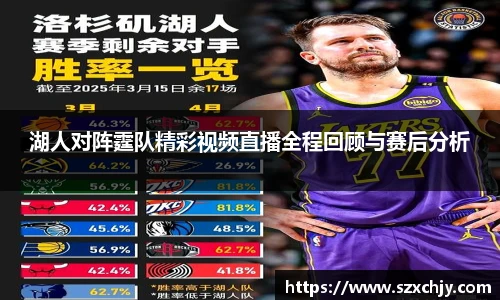 湖人对阵霆队精彩视频直播全程回顾与赛后分析